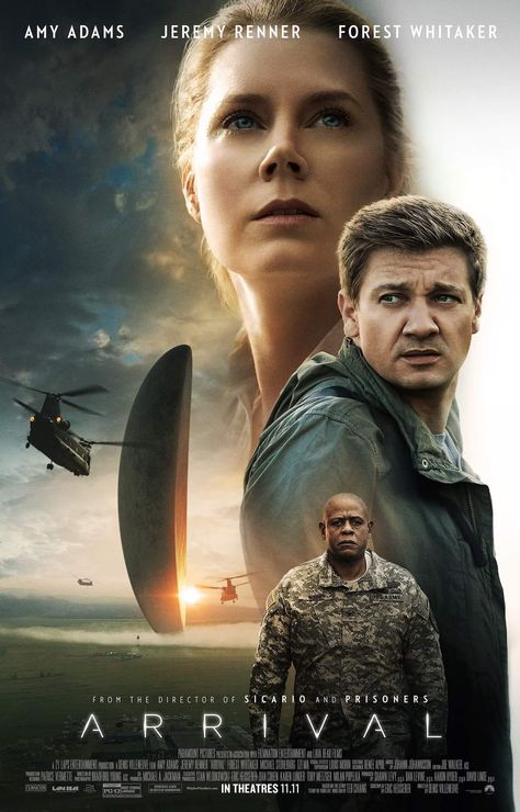 ARRIVAL Arrival Film, Arrival Movie, Tam Film, Arrival Poster, Clemence Poesy, Forest Whitaker, Beau Film, Mystery Film, Denis Villeneuve