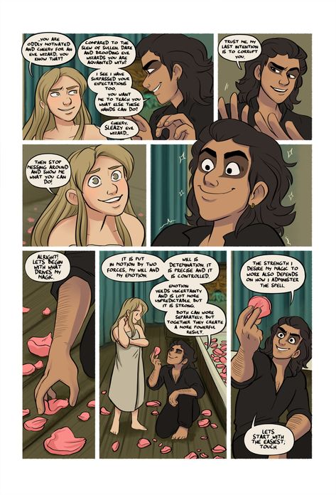 Mias and Elle, Chapter 6 - Page 23 Mias And Elle, Evil Wizard, Rp Characters, How To Be Likeable, Cute Comics, Art Styles, Skyrim, Comic Strip, Drawing Reference