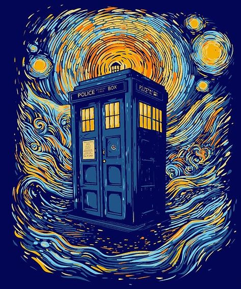 Doctor Who Cartoon, Doctor Who Tardis Wallpaper, Tardis Fanart, Doctor Who Illustration, Doctor Who Embroidery, Doctor Who Aesthetic, Dr Who Wallpaper, Tardis Wallpaper, Nerdy Wallpaper