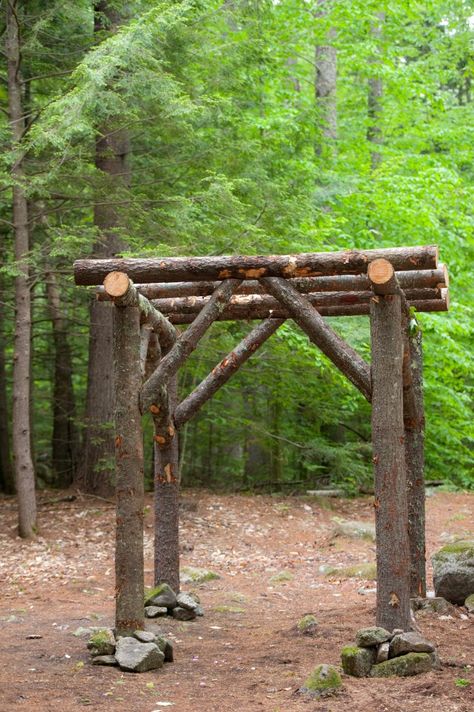 Fryeburg Maine, Viking Village, Garden Decoration Ideas, Wall Tent, Garden Arbor, Garden Makeover, Fence Landscaping, Outdoor Cover, New Farm