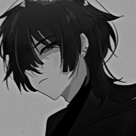 Emo Boy Anime, Emo Anime Boy, Black Hair Anime Guy, Anime Wallpapers Aesthetic, Pfp Boy, Dark Boy, Boy Dark, Black Hair Boy, Emo Pfp