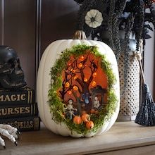 Craft Ideas & Art Projects | Michaels Pumpkin Diorama, Halloween Diorama, Pumpkin Decorating Contest, Hallowen Ideas, Pumpkin Contest, Halloween Crafts Decorations, Halloween Pumpkins Carvings, Pumpkin Halloween Decorations, Halloween Diy Crafts