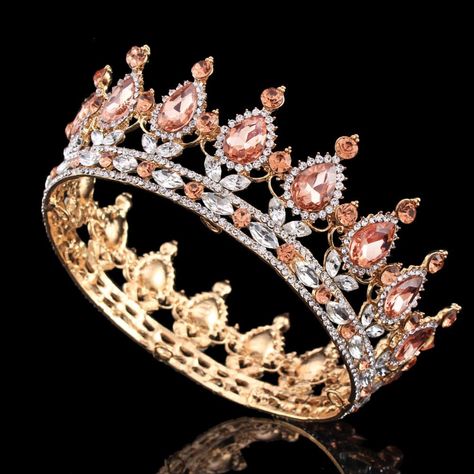 Quinceañera Crowns, Peacock Crown, Wattpad Vibes, Beautiful Crowns, Royal Accessories, Pageant Queen, Luxury Champagne, Kristina Webb, Hair Tiara