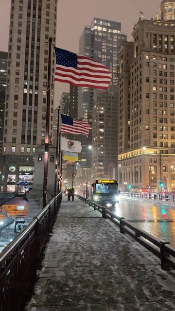 Tatiana | Chicago Travel & Lifestyle on Instagram: "Snowstorm in Chicago ❄️❄️❄️ 📍Michigan Avenue (DuSable) bridge, Chicago ➡️ @tatiana.pesotskaya . . . . #reelsinstagram #reels #chicago #downtown #likechicago #chicity_shots #chicagodowntown" Chicago Snow, Chicago Downtown, Chicago Aesthetic, Chicago Winter, Michigan Avenue, Chicago Photos, Chicago Travel, Chicago City, Downtown Chicago