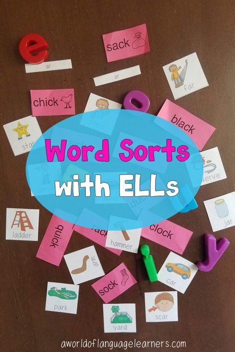 Esl Teaching Elementary, Esol Resources, Middle School Esl, Learn Spelling, Ell Resources, Word Study Activities, Esl Learning, Teaching English Language Learners, List Of Words