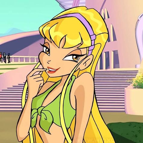 Stella Pp, Stella Icon, Stella Makeup, Winx Club Stella, Winx Stella, Stella Winx, Clubbing Aesthetic, Animated Icons, Powerpuff Girls