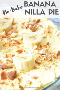 Graham Crackers Crust, Banana Cream Pie Recipe With Pudding, Vanilla Wafer Dessert, Desert Pies, Dried Fruit Cake, Nilla Wafer Banana Pudding, Banana Creme Pie, Cream Puff Dessert, Vanilla Pudding Recipes