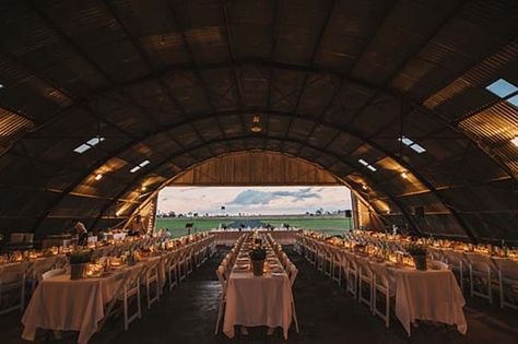 Air Plane Hangar Wedding Reception Hangar Reception, Airplane Hanger Wedding, Aviation Wedding Theme, Pilot Wedding, Airport Wedding, Airport Theme, Hangar Wedding, Airplane Wedding, Air Force Wedding