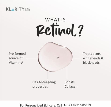 Knowing what you apply to your skin is as important as knowing what you consume. To know more about customized skincare & how to choose products wisely, Call us at +91 99716 05559 #skincaretips #skincareroutine #skin #skingoals #skincareproducts #skinproducts #retinol #retinolalternative #retinolserum #retinolskincare #klarityskinclinic #gk2 #newdelhi Beauty Branding Design, What Is Retinol, Retinol Skincare, Skin Facts, Skin Advice, Sources Of Vitamin A, Retinol Serum, Skin Clinic, How To Treat Acne