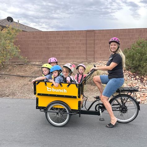 Bunch bikes are electrically powered cargo bikes with a basket attached. Bunch Bikes founder Aaron Powell appeared in Shark Tank Season 12 Episode 18 and asked the Sharks for $250,000 for 10% equity. Bunch Bikes is an innovative product that offers the convenience of traveling in even the smallest of spaces at once. There are... Cargo Bike Kids, Marine Grade Plywood, Bike With Basket, Electric Cargo Bike, Nature School, Smart Charger, Bike Brands, Season 12, Cargo Bike