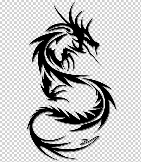 Dragon Tattoo Images, Dragon Tattoo Stencil, Full Neck Tattoos, Dragon Tattoo Drawing, Tattoo Tutorial, Tato Suku, Tattoo Png, Tato Naga, Dragons Tattoo