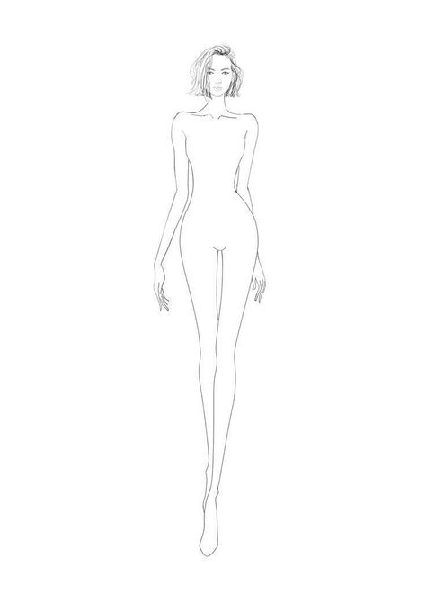 Design Sketches Fashion, Sketches Fashion, Fashion Model Drawing, Croquis Fashion, Fashion Figure Templates, Fashion Illustration Poses, Fashion Model Sketch, Fashion Illustration Tutorial, Fashion Figure Drawing