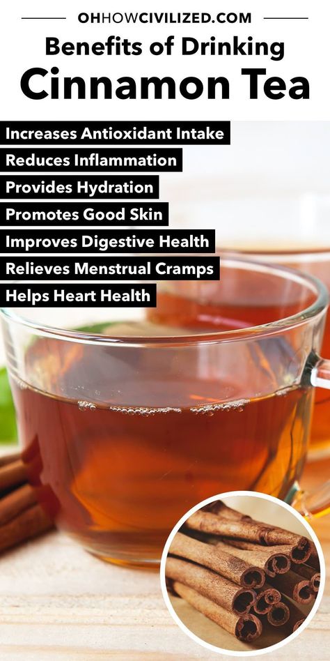 Drinking cinnamon tea has many health benefits for the body, including better heart health and clearer skin. Learn about the nutritious drink and what it can do for you. #cinnamon #cinnamontea #tearecipes Benefits Of Drinking Ginger, Cinnamon Tea Benefits, Ginger Tea Benefits, Hot Tea Recipes, Matcha Lemonade, Easy Teas, Caffeine Free Tea, Tea Drinks, Homemade Tea