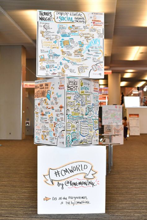 Steal These Ideas to Make Your Conference More Fun | BizBash Event Marketing Plan, Conference Branding, Conference Themes, Conference Program, Orange Crush Soda, Graphic Facilitation, Event Security, Orange Chair, Workshop Design