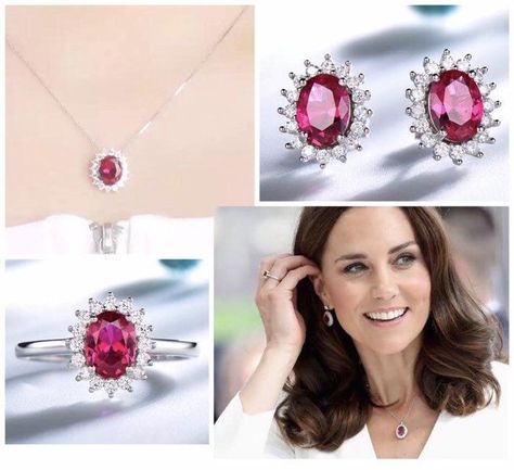 Ruby jewelry necklaces