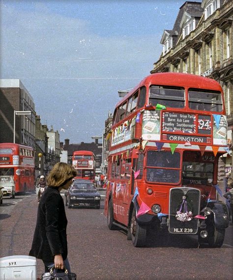 1960s Aesthetic, London Red Bus, British Aesthetic, England Aesthetic, Swinging London, London Lifestyle, Decker Bus, Kent England, London Aesthetic