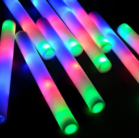 SUIGREOY 150 Pcs Glow Sticks Bulk-LED Foam Sticks Glow in The Dark Party Supplies,Foam Glow Sticks for Wedding, Party, Concert,Raves, Party Favors Halloween Christmas Led Foam Sticks, Foam Glow Sticks, Neon Party Supplies, Glow Stick Party, Glow In Dark Party, Led Light Stick, Glow In The Dark Party, Glow Party Supplies, Dark Party