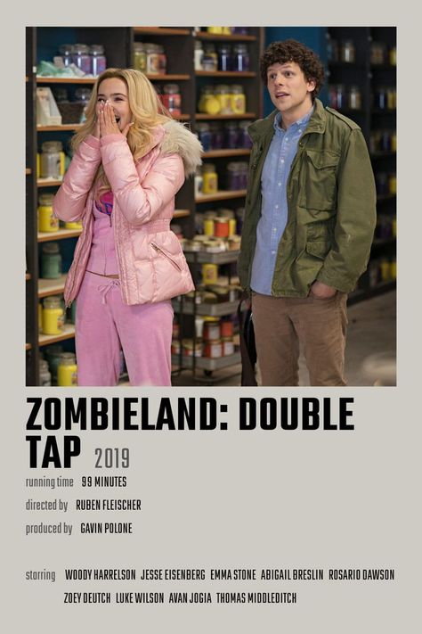 Tallahassee Zombieland, Zombieland Movie, Zombieland Double Tap, Zombie Land, Movie Covers, Movie Posters Minimalist, Alternative Movie Posters, Good Movies To Watch, Film Tv