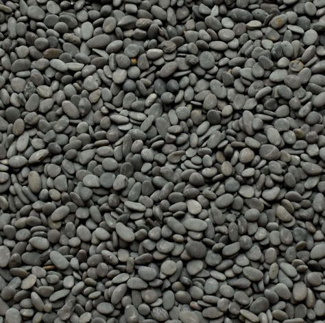 Black Pebble 3/8” | Cascade Stoneworks Crushed Gravel, Mexican Beach Pebbles, Japanese Rock Garden, Landscape Glass, Flower Bed Edging, Gravel Stones, Decorative Pebbles, Mexican Beaches, Planter Bags