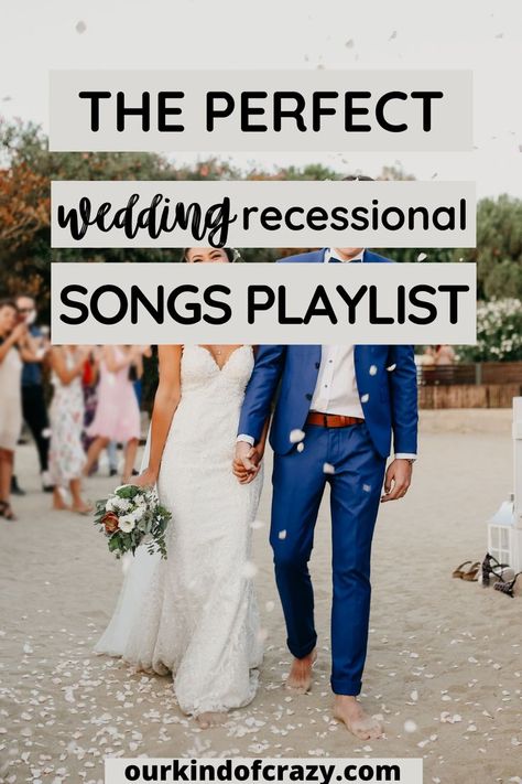 our wedding recessional is one of the most important moments of your big day. You want to make sure you have the perfect song for your exit! We've put together a list of over 90 great songs that will make your wedding recessional unforgettable. Wedding Ceremony Song List, Wedding Ceremony Exit Songs, Wedding Songs List, Wedding Exit Songs, Wedding Recessional Songs, Wedding Recessional, Wedding Song List, Recessional Songs, Wedding Ceremony Songs