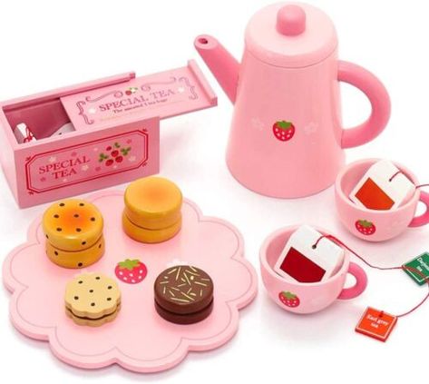 (eBay) Find many great new & used options and get the best deals for Mother Garden wooden toy - wild strawberry tea set with teapot - playful #1 at the best online prices at eBay! Free shipping for many products! Purple Strawberry, Mother Garden, Toy Tea Set, Strawberry Kitchen, Strawberry Tea, Bbq Set, Sushi Set, Wild Strawberry, Kawaii Toys