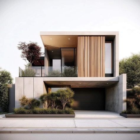 Fasad Design, Home Styles Exterior, A Modern House, Facade Architecture Design, Contemporary House Exterior, Modern House Facades, Modern Exterior House Designs, التصميم الخارجي للمنزل, Hus Inspiration