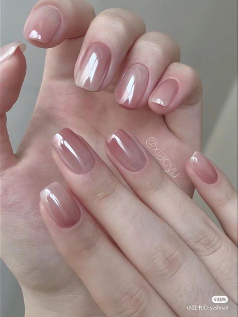 Hello Nails, Subtle Nails, Minimal Nails, Blush Nails, Cute Gel Nails, Gradient Nails, روتين العناية بالبشرة, Classy Nails, Chic Nails