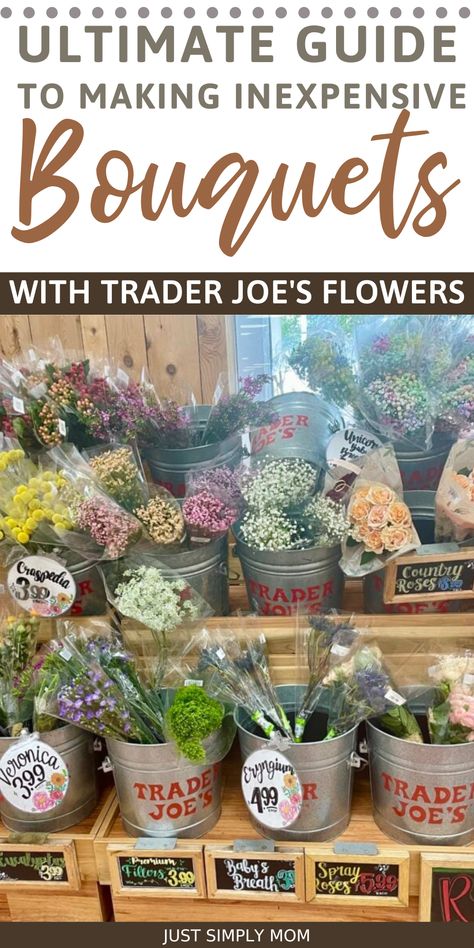 How To Make Your Own Flower Arrangement, Diy Flower Bouquet For Table, How To Create Flower Arrangements, Affordable Flower Centerpieces, Fresh Flower Decorations For Party, How To Do Wedding Flowers Cheap, Flowers From Trader Joes, Banquet Flower Arrangements, Trader Joe’s Centerpieces