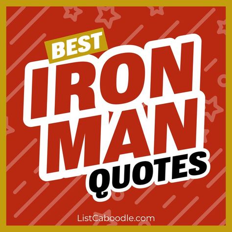 A collection of the best Iron Man quotes Ironman Quotes, Funny Quotations, Iron Man Quotes, Romantic Lines, Tony Stark Quotes, Stark Quote, I Am Iron Man, Superhero Quotes, Man Quotes