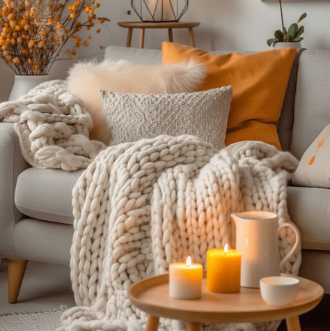 Hygge Made Simple: 10 Simple Steps to Cozy Bliss 1 Hygge Pillows, Danish Interior Design Hygge, Hygge Decor Living Rooms, Hygge Blanket, Hygge Apartment, Hygge Interior Design, Hygge Home Decor, Hygge Interior, Winter Hygge