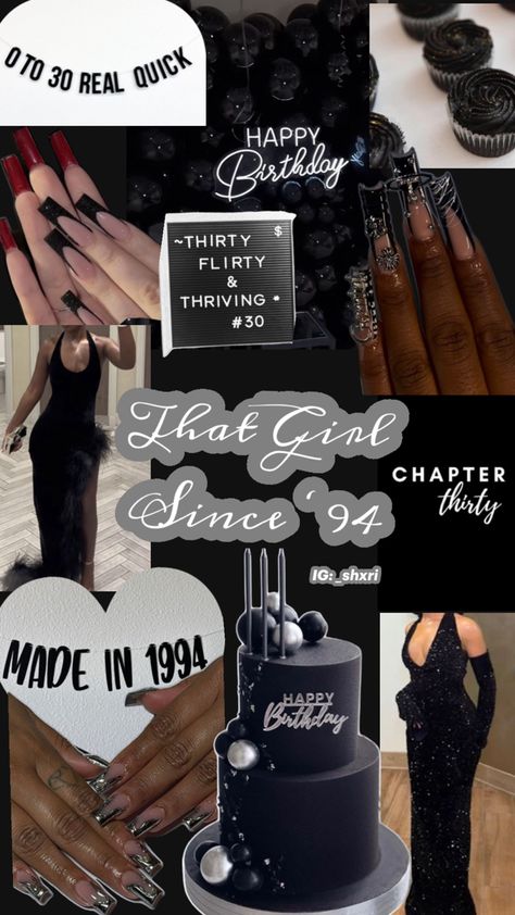 30th Birthday, inspo, mood board. Hello30, Black aesthetics, Happy Birthday 30th Birthday Trip Ideas, 30th Birthday Party Women, 30th Birthday Party Themes, Women Party Ideas, 30th Birthday Ideas For Women, 30th Bday Party, 30th Birthday Themes, 30th Birthday Bash, 30th Birthday Decorations