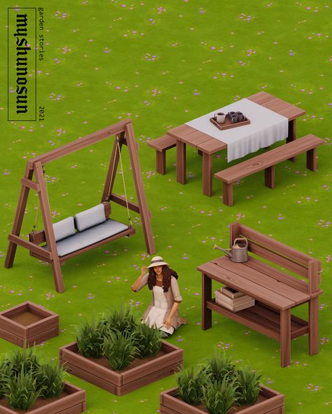 Sims 4 Yard Cc, Sims4 Wallpaper Cc, Sims 4 Pack, The Sims 4 Pack, Sims4 House, Sims 4 Cottage, Mods Sims 4, Furniture Cc, Mod Furniture