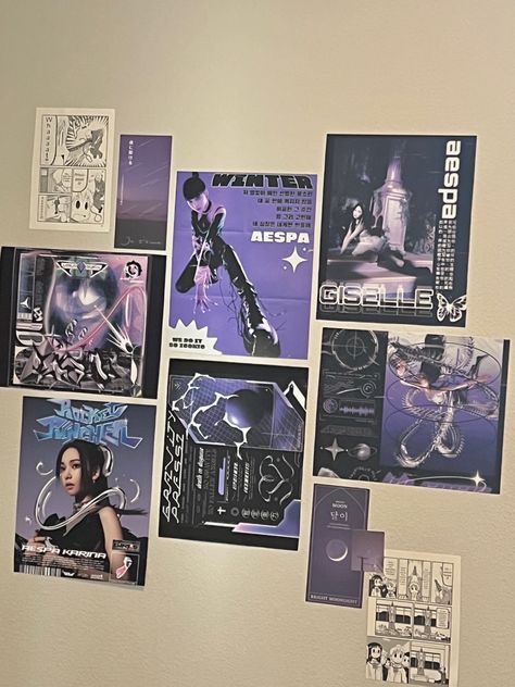 #aespa #aesthetic #poster #kpop K Pop Wall Decor Ideas, Aespa Design Graphic, Aespa Bedroom, Aespa Room Decor, Aespa Lightstick Decoration, Aespa Prints, Aespa Album Aesthetic, Kpop Posters Aesthetic Room, Aespa Poster Aesthetic