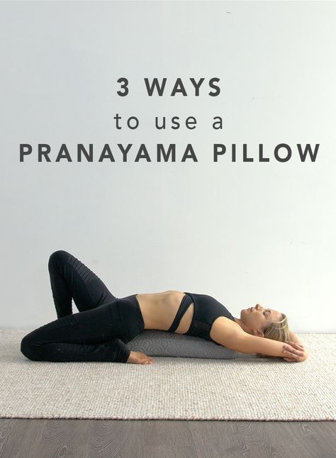 On the Brentwood Home blog: how to use a pranayama pillow! Angela Kukhahn shows us 3 ways to use a Pranayama pillow in your yoga routine, deep breathing exercises, or meditation practice. For beginners or those looking for new yoga props! Yoga Pillow Poses, Yoga Pillow, Deep Breathing, Yoga Props, Deep Breathing Exercises, Yoga Postures, Breathing Exercises, Yoga Accessories, Yoga Poses For Beginners