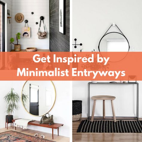 Minimalist Entryway Decor, Entryway Ideas Minimalist, Tight Entryway Ideas, Minimal Entryway Ideas, Minimalist Entryway Ideas, Front Entryway Ideas Interior, Scandinavian Entryway Ideas, Modern Entryway Storage, Minimal Entryway