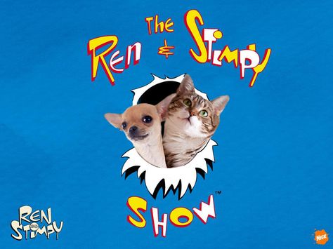 <i>Ren & Stimpy</i> would be a little cuter. John Kricfalusi, Cartoons 1990s, Old School Cartoons, Nickelodeon Shows, Nickelodeon Cartoons, Cartoon Artwork, Muppet Babies, Classic Cartoon Characters, 90s Cartoons