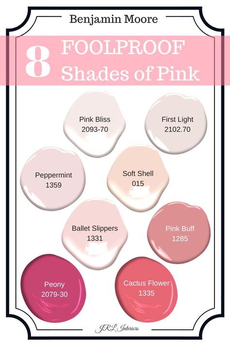 Rose Pink Living Room, Blush Paint Colors Benjamin Moore, Benjamin Moore Pink Peony, Paint Colors Pink, Benjamin Moore Pink Paint, Bm Pink Paint Colors, Best Pink Paint, Pink Bedroom Paint Ideas, Pink Benjamin Moore Paint Colors