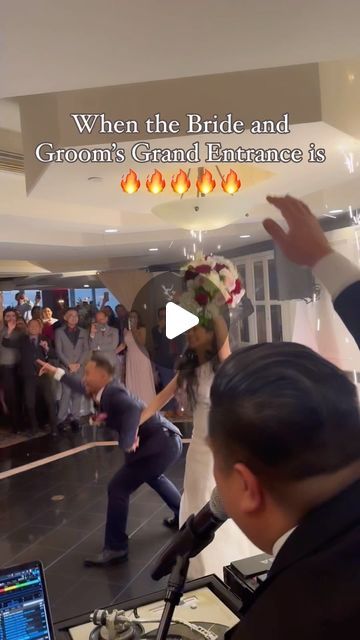 Synergy Events on Instagram: "When the Bride and Groom’s Grand Entrance is 🔥🔥🔥 
@djwrex 

For DJ booking visit Synergyeventsco.com
#weddingideas #weddingvibe #dj #weddingdj #losangeles #torrance #djwrex #wedding #weddingvibes #weddings #socalwedding #engaged #southbay #ranchopalosverdes #weddingtips" Photo Dash Wedding, Bride And Groom Entry Ideas, Bride And Groom Entry, Bride And Groom Entrance, Bride Entrance, Entrance Ideas, Wedding Entrance, Socal Wedding, South Bay