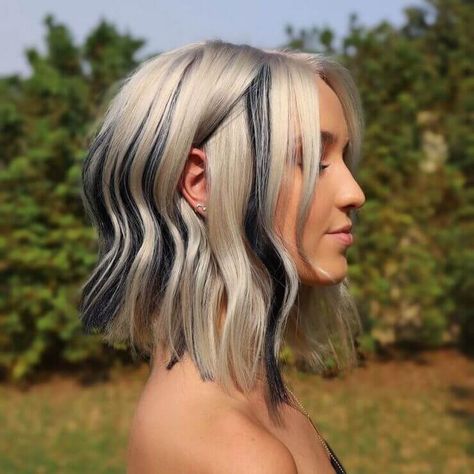 12 Habits of Women Who Always Have Incredible Hair Hair Color For Short Hair, Color For Short Hair, Blonde And Black Hair, The Best Hair Color, Color Block Hair, Client Board, Blonde Summer, Best Hair Color, Pretty Hair Color