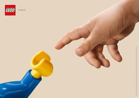 Lego Print Advert By Jung von Matt: Create | Ads of the World™ Clever Advertising, 광고 디자인, Creative Advertising Campaign, Publicidad Creativa, Funny Ads, Create Ads, Guerilla Marketing, Best Ads, Web Banner Design