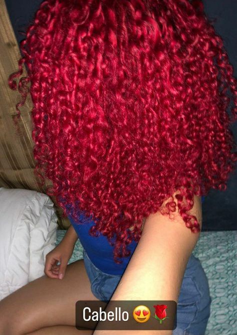 Bright Red Hair Curly, Black And Red Curly Hair, Red Curly Hair Black Women, Bright Red Curly Hair, Red Hair Curly, Crimson Red Hair, Hair Stripes, Cherry Red Hair, Black Red Hair