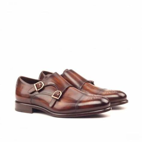 Goodyear Shoes, Classic Elegant Style, Patina Style, High End Shoes, Brown Hand, Monk Strap Shoes, Leather Artisan, English Style, Strap Shoes