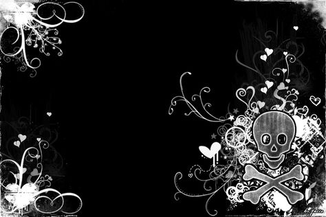 Grey skull Emo Wallpaper Pc, Spacehey Profile, Emocore Wallpaper, Emo Backgrounds, Emo Aesthetic Wallpaper, Gothic Background, 2000s Wallpaper, Wallpaper Gelap, Y2k Background