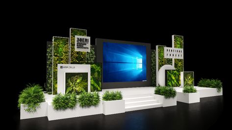 Forest Event Design, Outdoor Stage Design Event, Corporate Stage Design Events, Corporate Event Design Ideas, Outdoor Corporate Event Decor, Corporate Backdrop Design, Event Stage Design Ideas, Creative Stage Design, Corporate Event Stage