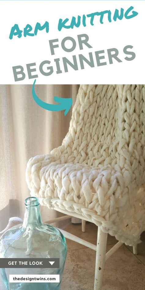 Chunky Knit Blanket Patterns, Arm Knitting Blanket Diy, Chunky Blankets, Knitting Blanket, Arm Knitting Blanket, Arm Knit, Chunky Knit Throw, Knitting Blogs, Knit Throw