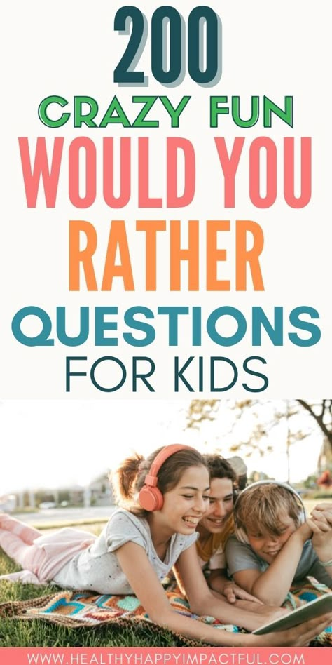 Best Would You Rather, Funny Would You Rather, Would You Rather Game, Questions For Kids, Kids Questions, Family Resources, Rather Questions, Fun Questions, Would You Rather Questions