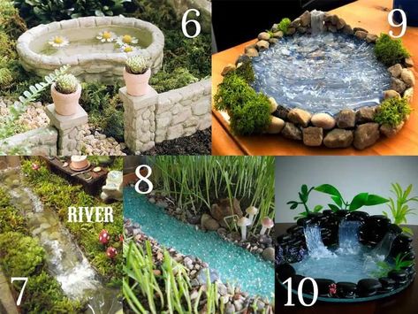 Indoor Plant Tips, Diy Miniature Garden, Garden Stream, Funny Vine, Garden Ponds, Garden Frogs, Plant Tips, Diy Pond, Garden Waterfall