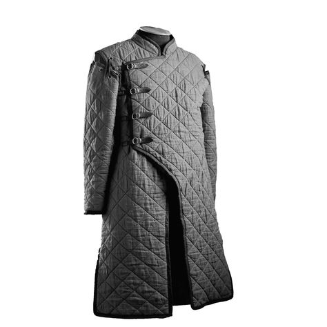 PRICES MAY VARY. ✔ Gambeson Coat Size (X-Large:- Chest-47" Length From Shoulder-40.6" Sleeve-22") ✔ CUSTOM DESIGN: We offer customisation in size, design, Materials, colours , thickness, padding, button, laces or other aspects via merchant orders only. (Amazon prime not included). ✔ MATERIAL: The Gambeson coat is made of high-quality cotton fabrics. It has raw cotton pads and cotton linen for added comfort, breathability, and durability. ✔ FASHION: This coat combines Medieval, Gothic, Renaissanc Fantasy Gambeson, Sca Dress, Padded Armor, Movies Theater, Medieval Gambeson, Medieval Gothic, Larp Costume, Cloth Pads, Medieval Armor