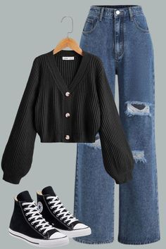 Mode Zara, Everyday Fashion Outfits, Casual Day Outfits, Quick Outfits, Tomboy Style Outfits, Easy Trendy Outfits, Simple Trendy Outfits, Converse Sneakers, Modest Fashion Outfits