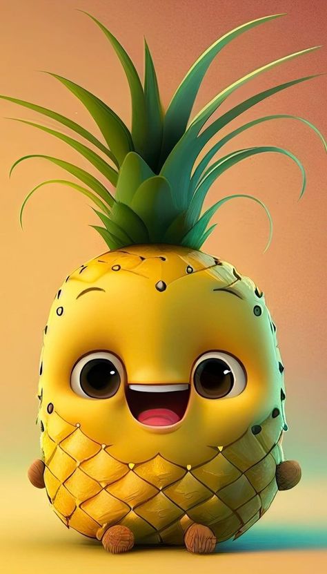 Winnie The Pooh Gif, Cartoon Pineapple, Cartoon Maker, Lotus Flower Pictures, Fruit Cartoon, Best Friend Day, Funny Fruit, Emoji Pictures, Funny Caricatures